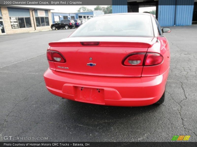 Bright Red / Graphite 2000 Chevrolet Cavalier Coupe
