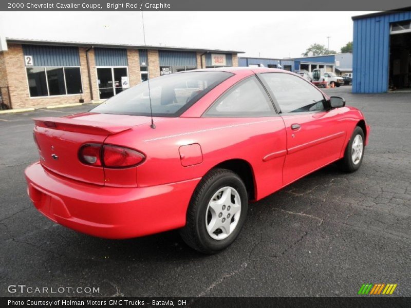 Bright Red / Graphite 2000 Chevrolet Cavalier Coupe