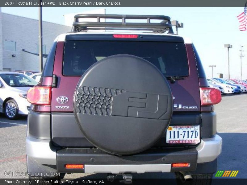 Black Cherry Pearl / Dark Charcoal 2007 Toyota FJ Cruiser 4WD