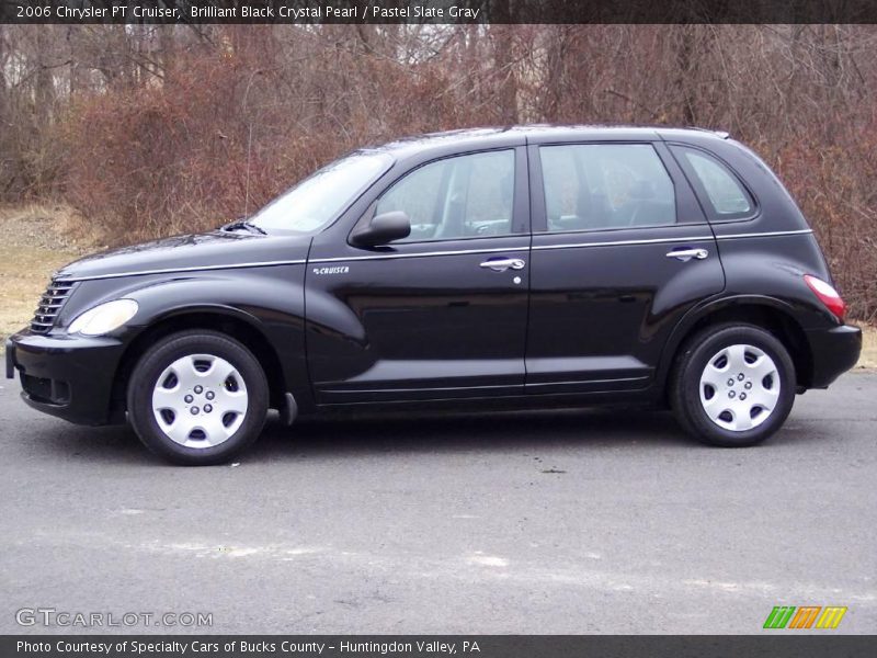 Brilliant Black Crystal Pearl / Pastel Slate Gray 2006 Chrysler PT Cruiser
