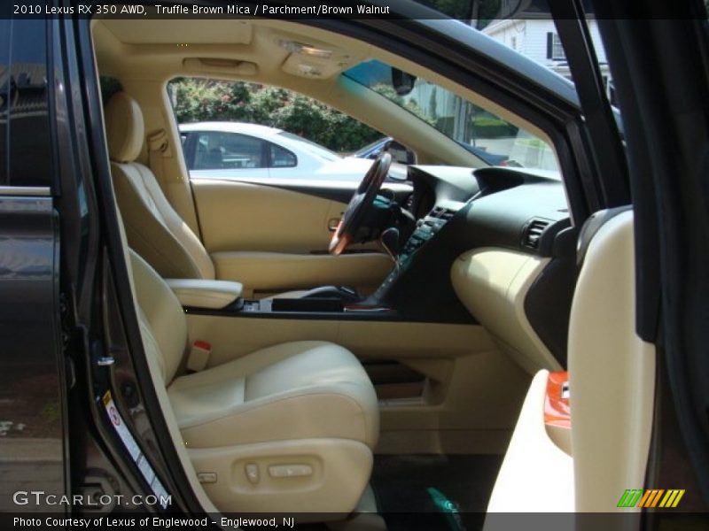 Truffle Brown Mica / Parchment/Brown Walnut 2010 Lexus RX 350 AWD