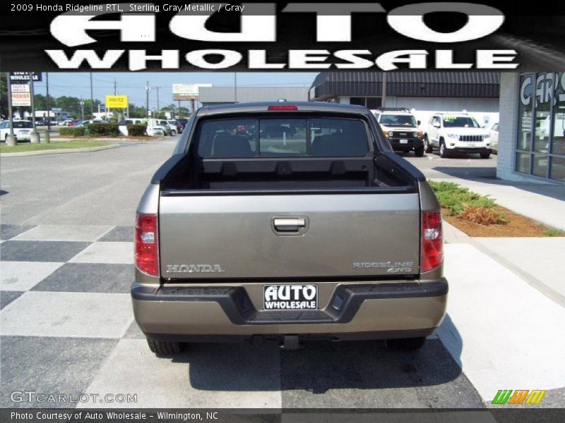 Sterling Gray Metallic / Gray 2009 Honda Ridgeline RTL