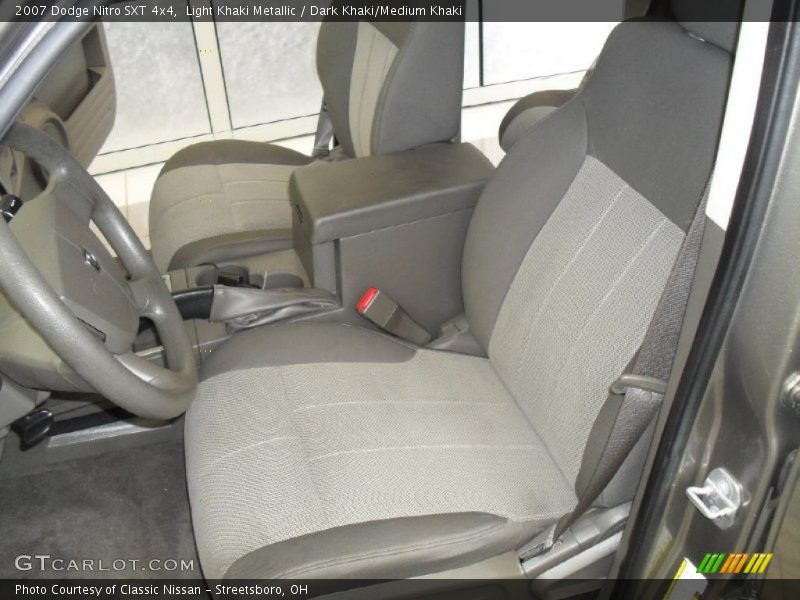 Light Khaki Metallic / Dark Khaki/Medium Khaki 2007 Dodge Nitro SXT 4x4