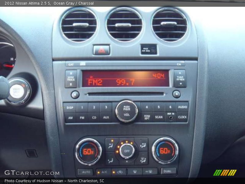 Ocean Gray / Charcoal 2012 Nissan Altima 2.5 S