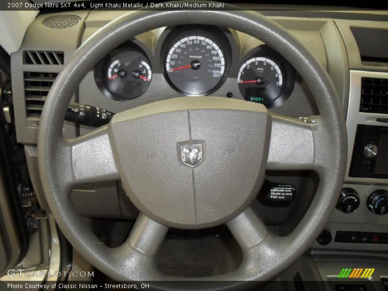 Light Khaki Metallic / Dark Khaki/Medium Khaki 2007 Dodge Nitro SXT 4x4