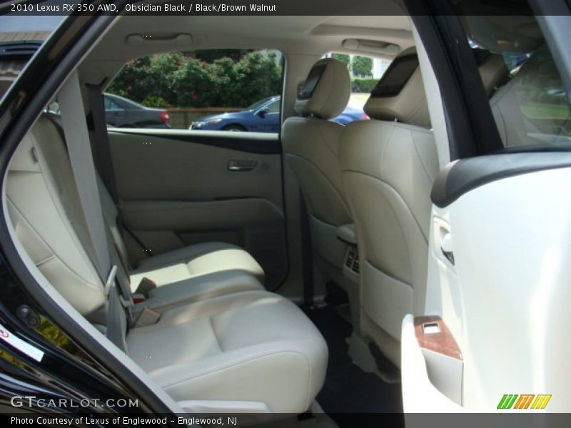 Obsidian Black / Black/Brown Walnut 2010 Lexus RX 350 AWD