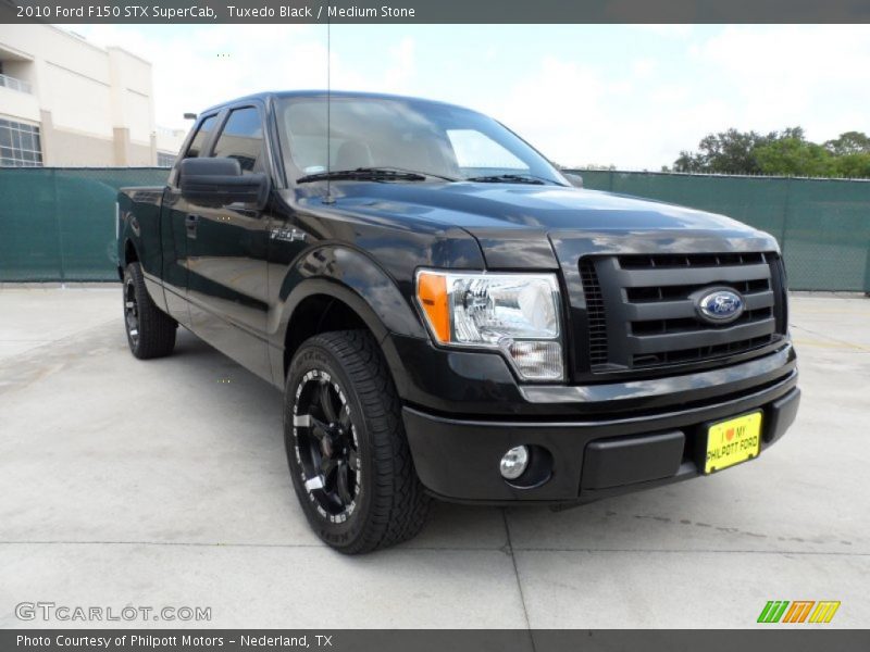 Tuxedo Black / Medium Stone 2010 Ford F150 STX SuperCab