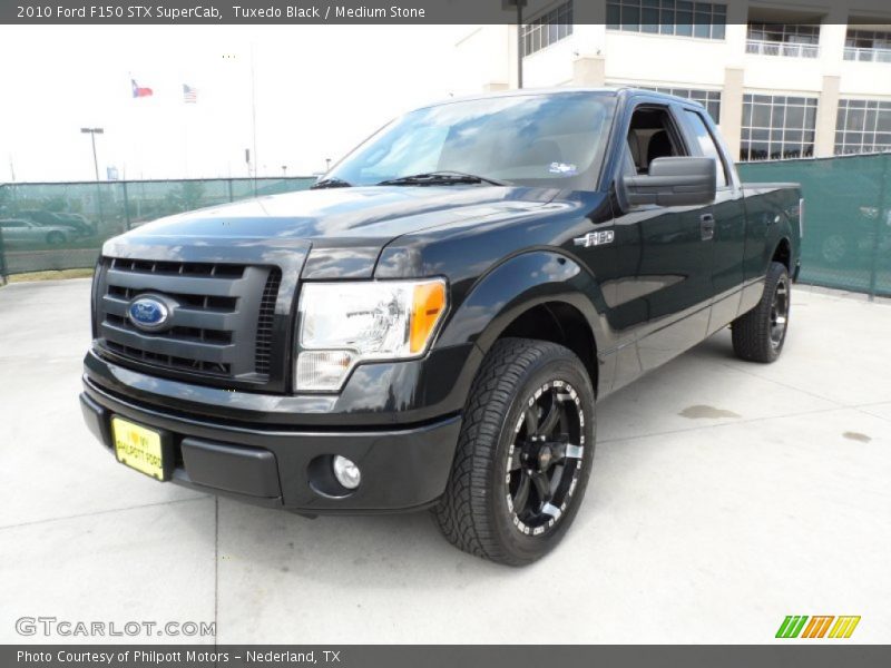 Tuxedo Black / Medium Stone 2010 Ford F150 STX SuperCab