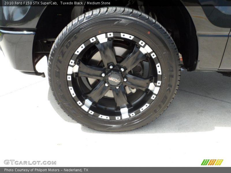 Custom Wheels of 2010 F150 STX SuperCab