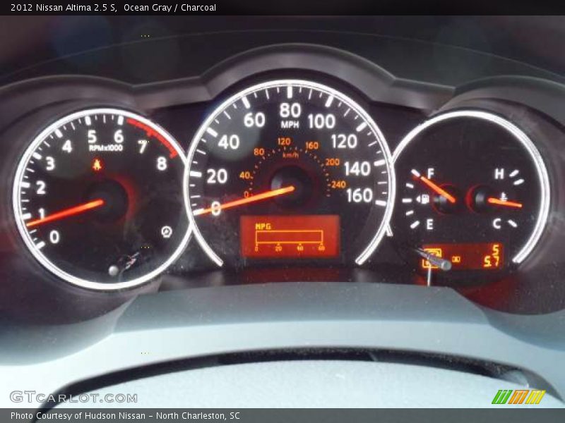 Ocean Gray / Charcoal 2012 Nissan Altima 2.5 S