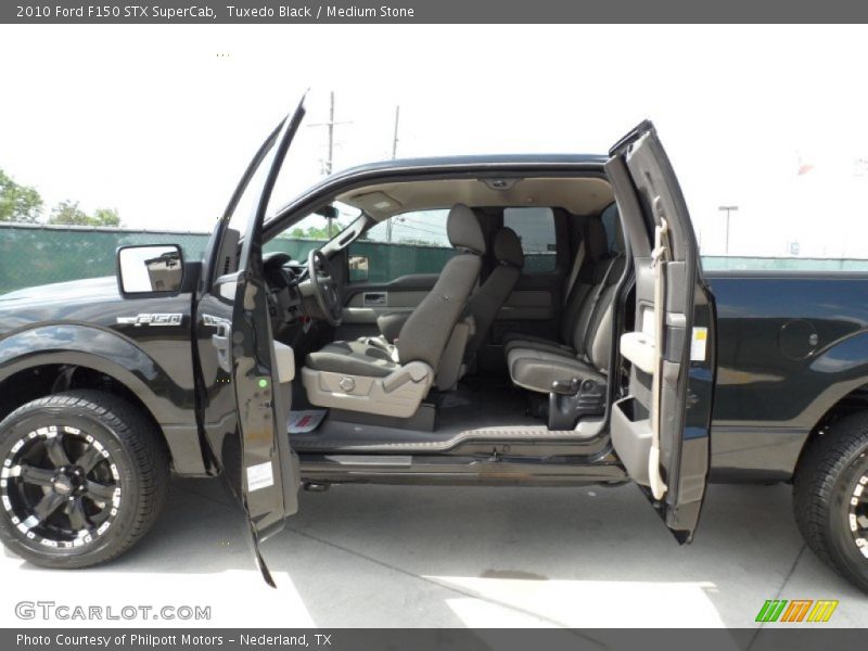 Tuxedo Black / Medium Stone 2010 Ford F150 STX SuperCab