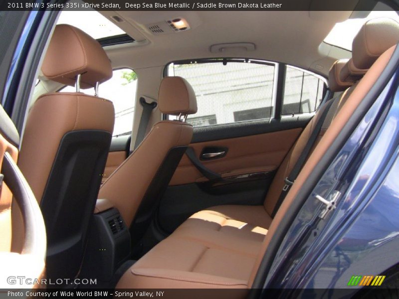 Deep Sea Blue Metallic / Saddle Brown Dakota Leather 2011 BMW 3 Series 335i xDrive Sedan