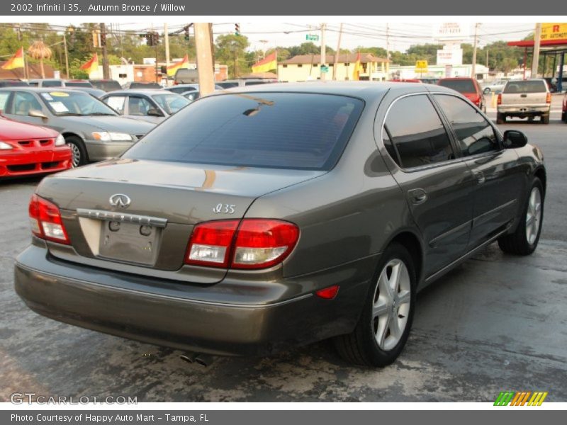 Autumn Bronze / Willow 2002 Infiniti I 35