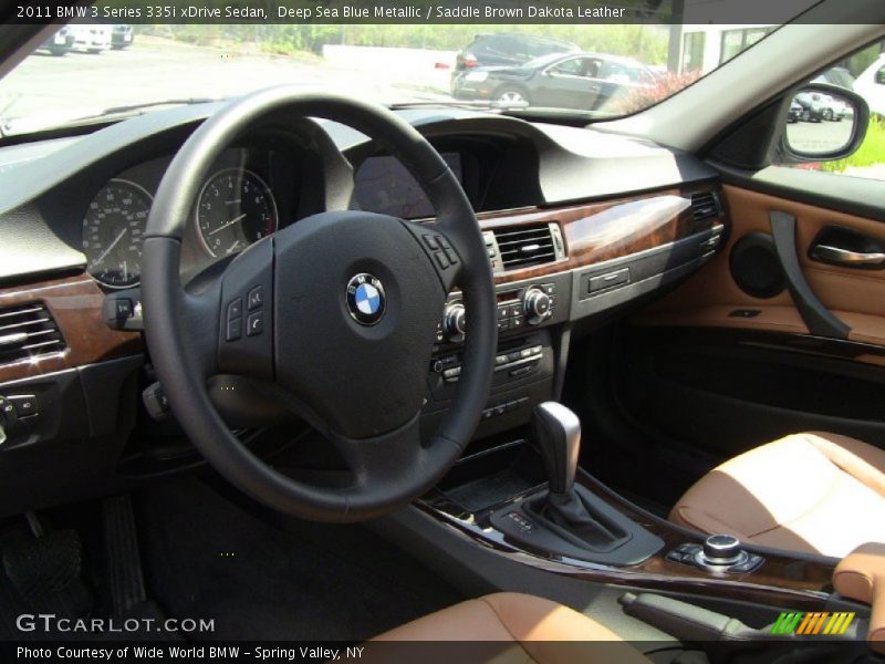 Deep Sea Blue Metallic / Saddle Brown Dakota Leather 2011 BMW 3 Series 335i xDrive Sedan