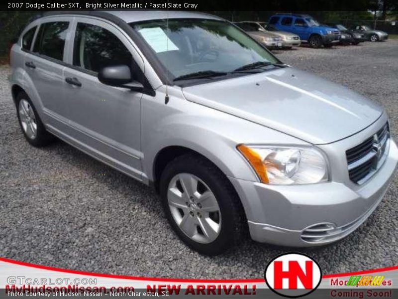 Bright Silver Metallic / Pastel Slate Gray 2007 Dodge Caliber SXT