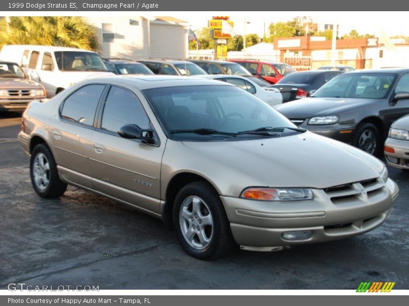 Champagne Pearl / Agate 1999 Dodge Stratus ES