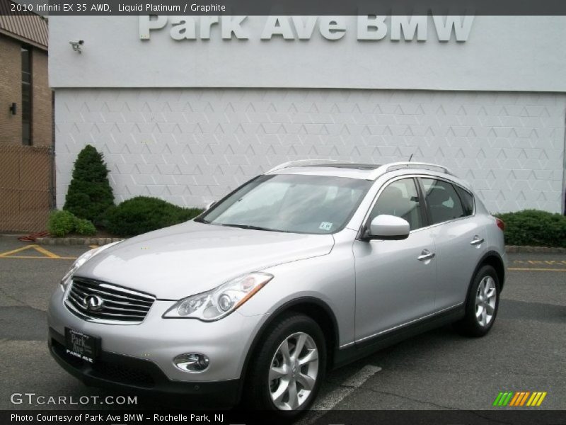 Liquid Platinum / Graphite 2010 Infiniti EX 35 AWD