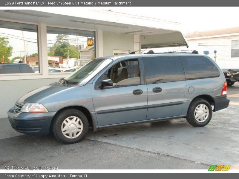 Medium Steel Blue Metallic / Medium Parchment 1999 Ford Windstar LX