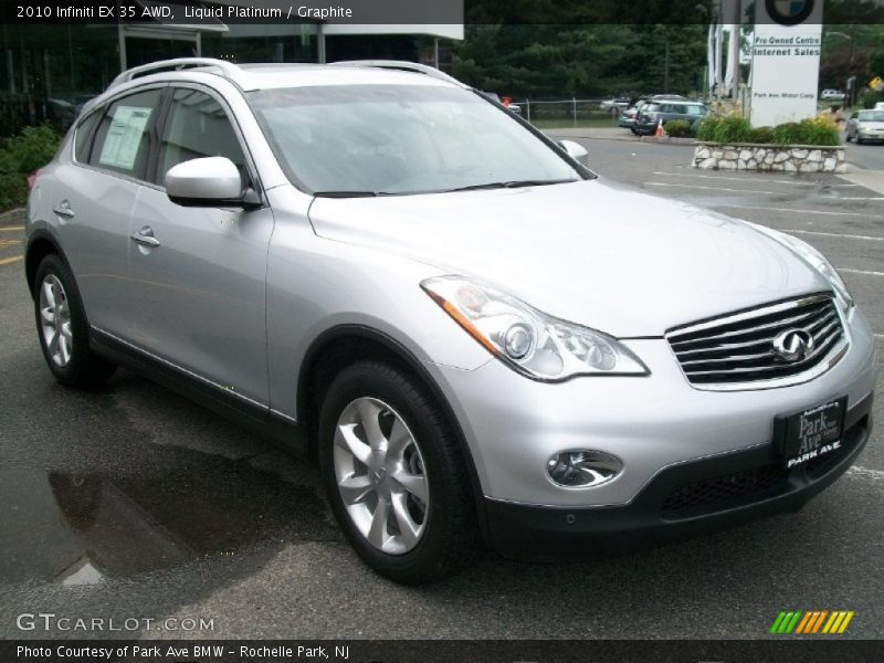 Liquid Platinum / Graphite 2010 Infiniti EX 35 AWD