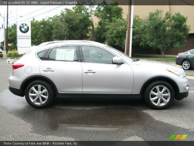 Liquid Platinum / Graphite 2010 Infiniti EX 35 AWD