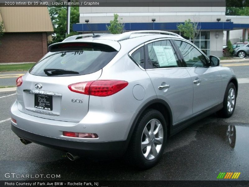 Liquid Platinum / Graphite 2010 Infiniti EX 35 AWD