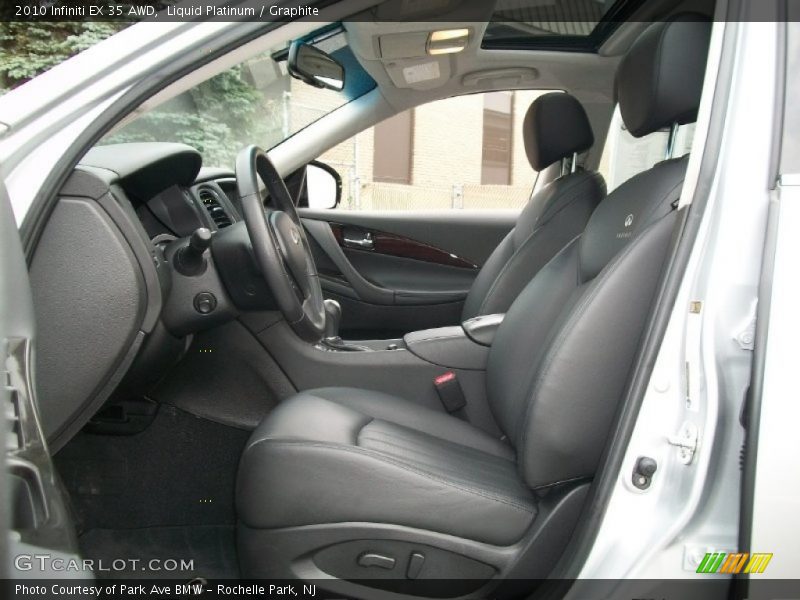  2010 EX 35 AWD Graphite Interior