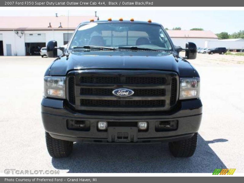 Black / Outlaw Black/Red 2007 Ford F350 Super Duty Lariat Outlaw Crew Cab 4x4