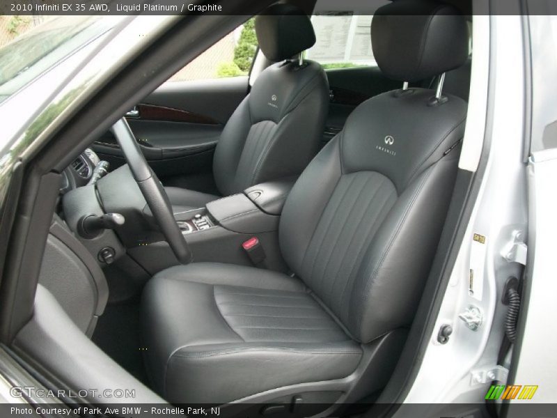  2010 EX 35 AWD Graphite Interior