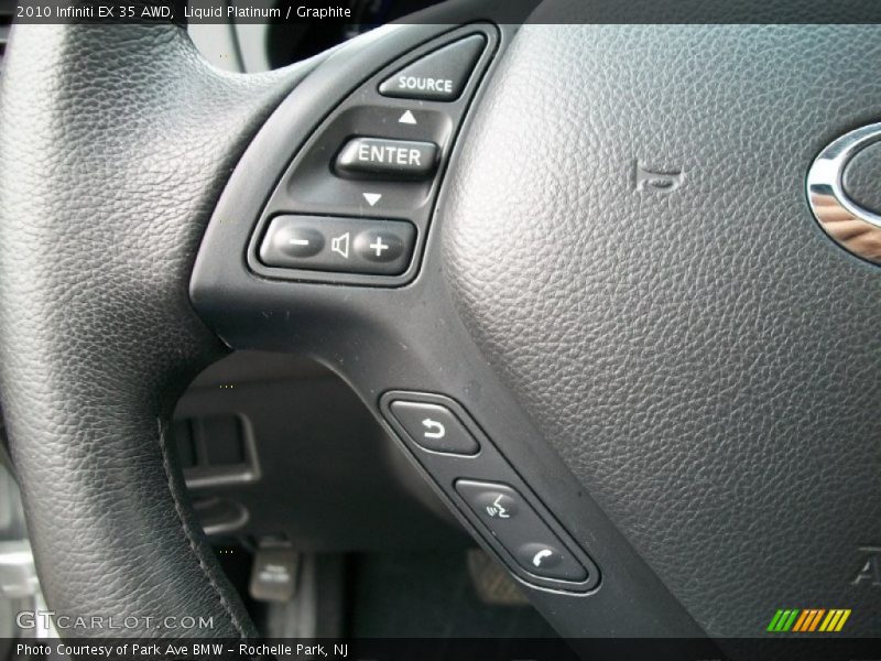 Controls of 2010 EX 35 AWD