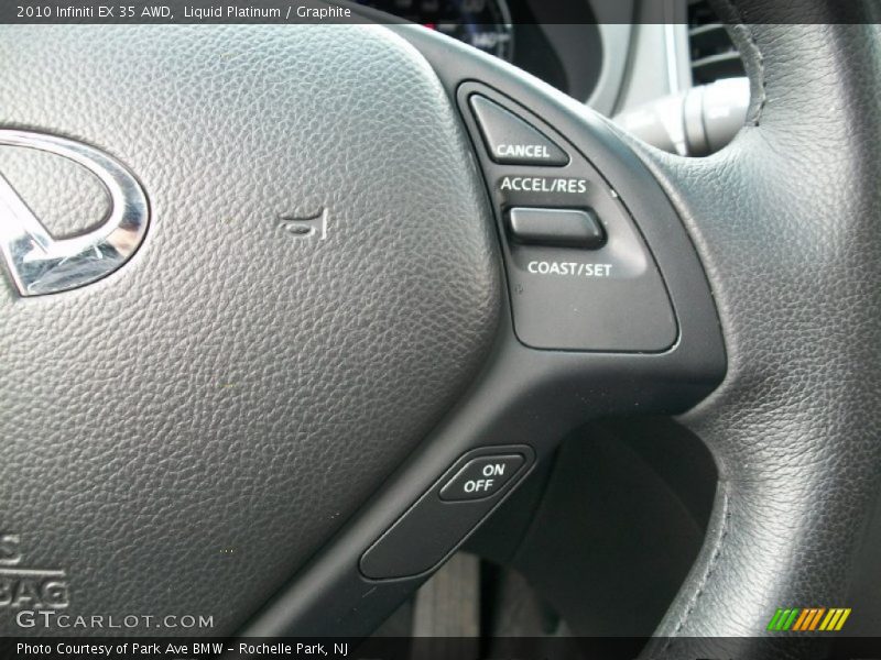 Controls of 2010 EX 35 AWD