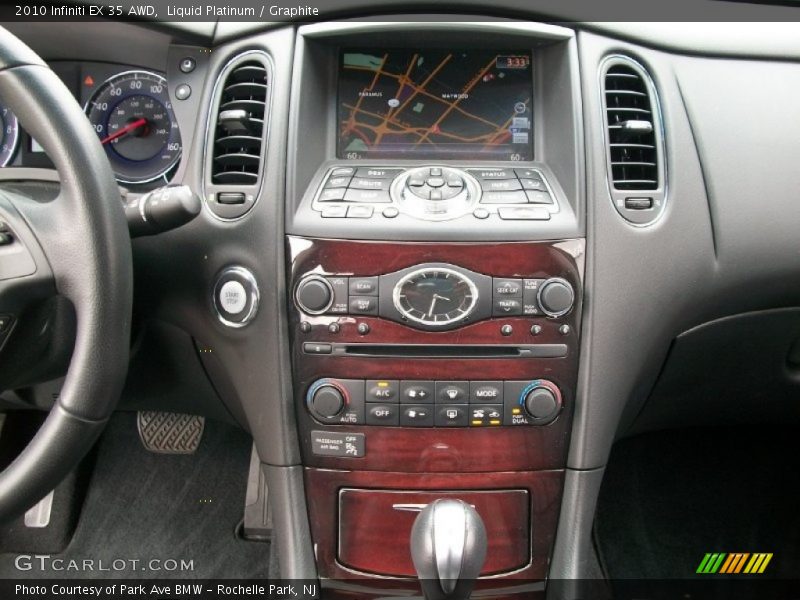 Controls of 2010 EX 35 AWD