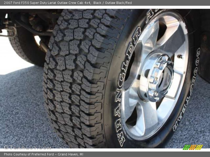 Black / Outlaw Black/Red 2007 Ford F350 Super Duty Lariat Outlaw Crew Cab 4x4