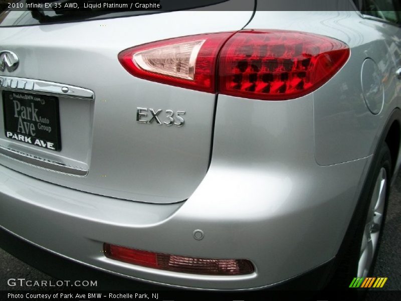 Liquid Platinum / Graphite 2010 Infiniti EX 35 AWD