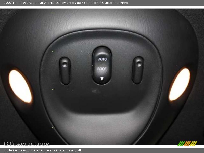 Black / Outlaw Black/Red 2007 Ford F350 Super Duty Lariat Outlaw Crew Cab 4x4