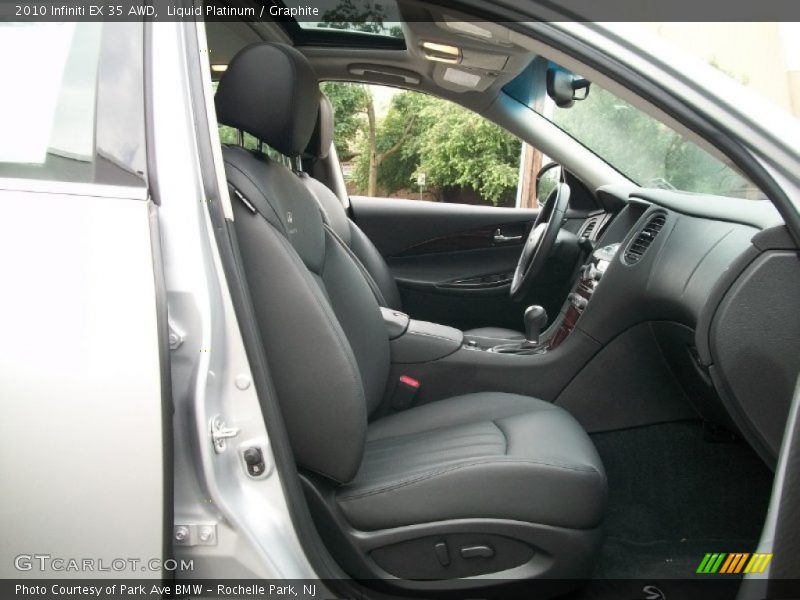  2010 EX 35 AWD Graphite Interior