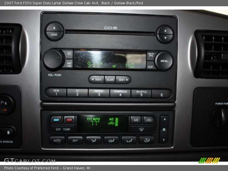 Black / Outlaw Black/Red 2007 Ford F350 Super Duty Lariat Outlaw Crew Cab 4x4