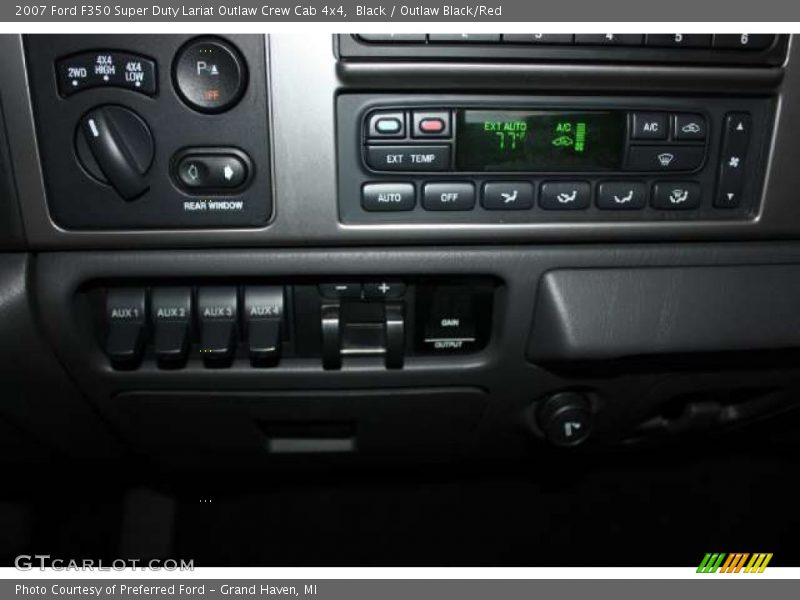 Black / Outlaw Black/Red 2007 Ford F350 Super Duty Lariat Outlaw Crew Cab 4x4