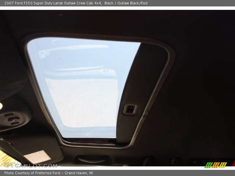 Black / Outlaw Black/Red 2007 Ford F350 Super Duty Lariat Outlaw Crew Cab 4x4