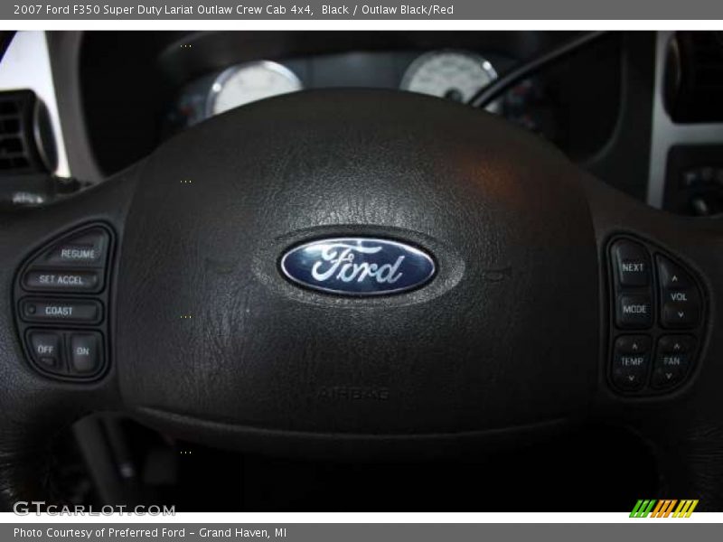 Black / Outlaw Black/Red 2007 Ford F350 Super Duty Lariat Outlaw Crew Cab 4x4