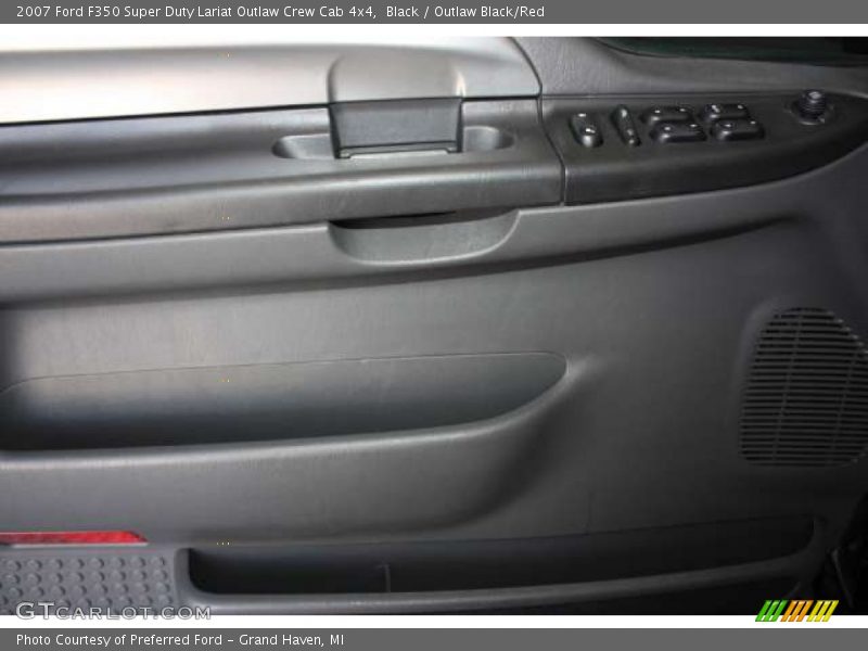 Black / Outlaw Black/Red 2007 Ford F350 Super Duty Lariat Outlaw Crew Cab 4x4