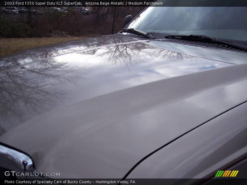 Arizona Beige Metallic / Medium Parchment 2003 Ford F350 Super Duty XLT SuperCab
