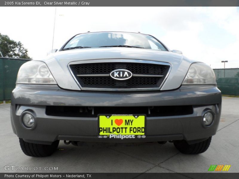 Clear Silver Metallic / Gray 2005 Kia Sorento EX