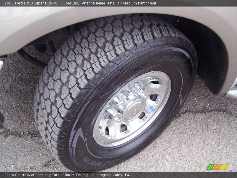 Arizona Beige Metallic / Medium Parchment 2003 Ford F350 Super Duty XLT SuperCab
