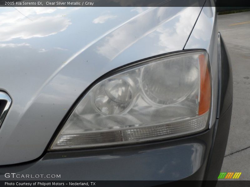 Clear Silver Metallic / Gray 2005 Kia Sorento EX