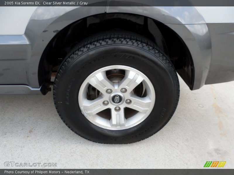 Clear Silver Metallic / Gray 2005 Kia Sorento EX