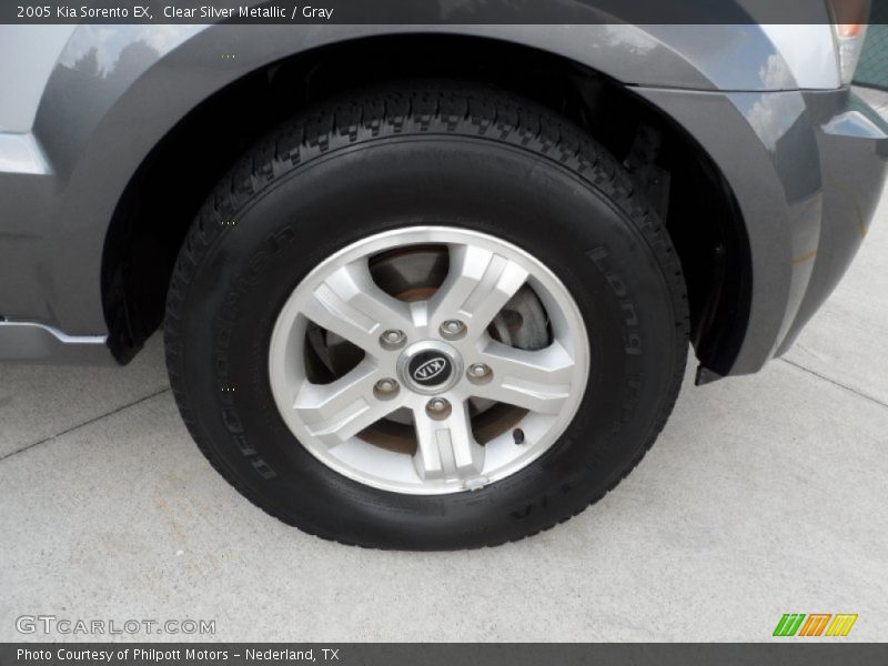 Clear Silver Metallic / Gray 2005 Kia Sorento EX