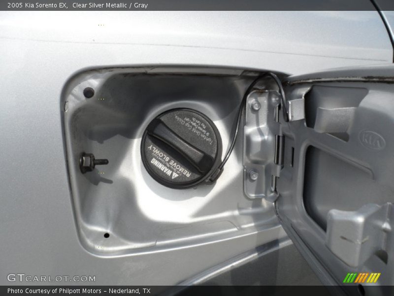 Clear Silver Metallic / Gray 2005 Kia Sorento EX