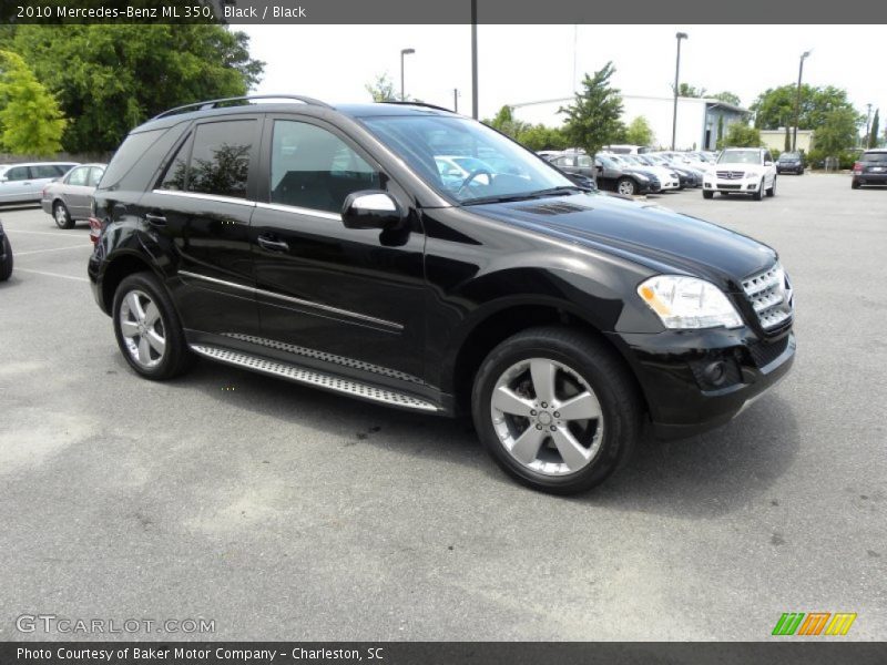 Black / Black 2010 Mercedes-Benz ML 350
