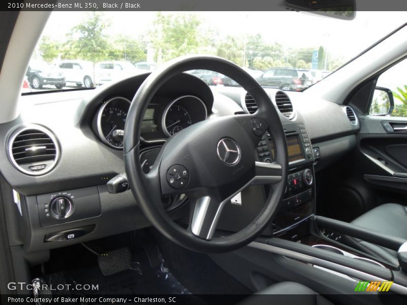 Black / Black 2010 Mercedes-Benz ML 350