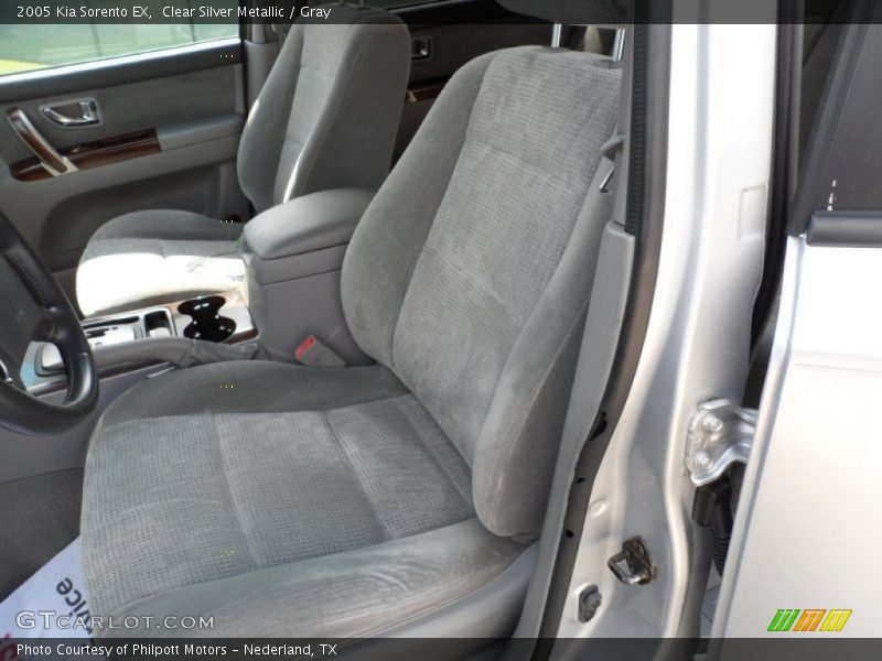 Clear Silver Metallic / Gray 2005 Kia Sorento EX